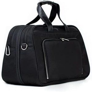Bento Bag Jet Set Black (Matte) Silver Zipper